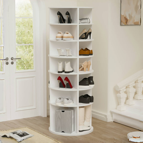 Revolving Shoe Organizer | Fits 28 Pairs of Shoes